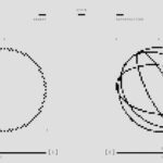 Illustration depicting classical binary bit and quantum qubit states in superposition and binary.