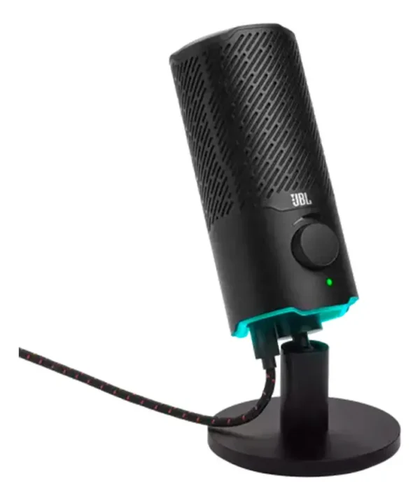D_Q_NP_2X_983217-MLU71226209870_082023-F Microfone Jbl Quantum Stream Condensador Duplo Com Fio E Led Cor Preto JBLQSTREAMBLK