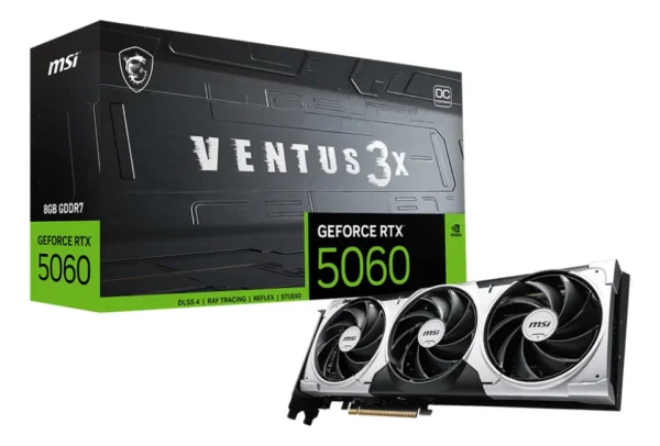 D_NQ_NP_2X_857087-MLA100030275583_122025-F Placa De Vídeo Msi Rtx 5060 8gb Gddr7 128 Bits Ventus 3x Oc